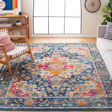 Safavieh Madison 154 MAD154 Flat Weave Transitional Rug Teal / Fuchsia MAD154L-9SQ