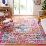 Safavieh Madison 154 MAD154 Flat Weave Transitional Rug Fuchsia / Gold MAD154R-9SQ