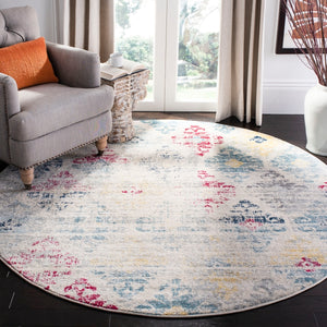 Safavieh Madison 304 Power Loomed Transitional Rug Ivory / Blue MAD304M-4