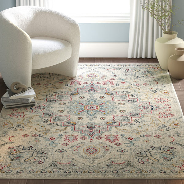 Safavieh Madison 333 Power Loomed Transitional Rug Ivory / Grey MAD333F-4