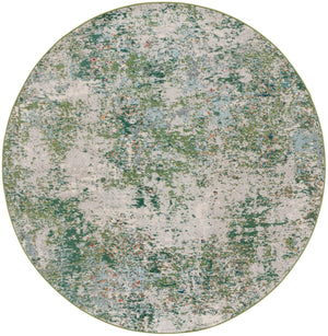 Safavieh Madison 453 Power Loomed Modern Rug Green / Blue 9' x 12'