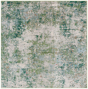 Safavieh Madison 453 Power Loomed Modern Rug Green / Blue 9' x 12'