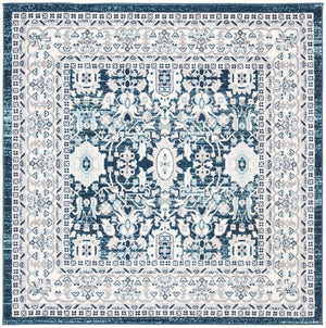 Safavieh Madison 502 Power Loomed TRADITIONAL Rug Cream / Navy 3' x 5'