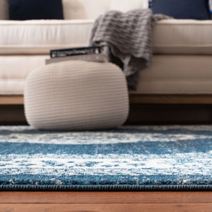 Safavieh Madison 506 Power Loomed TRADITIONAL Rug Cream / Navy MAD506N-3