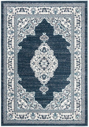 Safavieh Madison 506 Power Loomed TRADITIONAL Rug Cream / Navy MAD506N-3