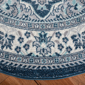 Safavieh Madison 506 Power Loomed TRADITIONAL Rug Cream / Navy MAD506N-3