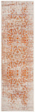 Safavieh Madison 603 Power Loomed Transitional Rug Orange / Ivory 10' x 10' Square