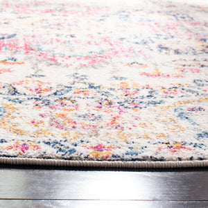 Safavieh Madison 603 Power Loomed Polypropylene Transitional Rug Fuchsia / Ivory MAD603R-3SQ