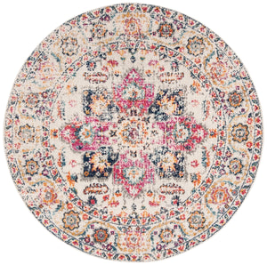 Safavieh Madison 603 Power Loomed Polypropylene Transitional Rug Fuchsia / Ivory MAD603R-3SQ
