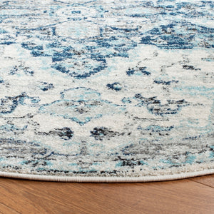 Safavieh Madison 921 Power Loomed Transitional Rug Ivory / Navy MAD921N-4