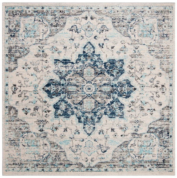Safavieh Madison 921 Power Loomed Transitional Rug Ivory / Navy MAD921N-4