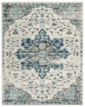 Safavieh Madison 921 Power Loomed Transitional Rug Ivory / Navy MAD921N-4