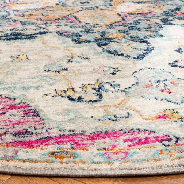 Safavieh Madison 921 Power Loomed Transitional Rug Ivory / Fuchsia MAD921R-4