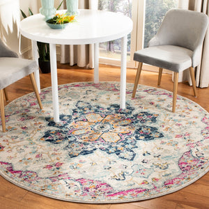 Safavieh Madison 921 Power Loomed Transitional Rug Ivory / Fuchsia MAD921R-4