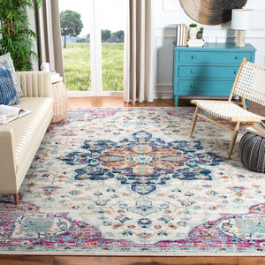 Safavieh Madison 921 Power Loomed Transitional Rug Ivory / Fuchsia MAD921R-4