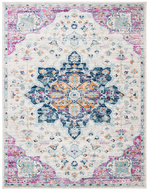 Safavieh Madison 921 Power Loomed Transitional Rug Ivory / Fuchsia MAD921R-4