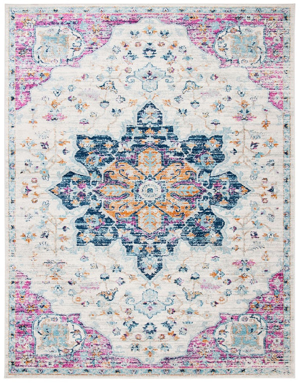 Safavieh Madison 921 Power Loomed Transitional Rug Ivory / Fuchsia MAD921R-4