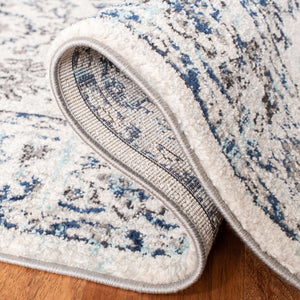 Safavieh Madison 923 Power Loomed Transitional Rug Light Grey / Blue MAD923F-4