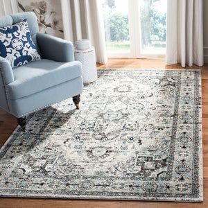 Safavieh Madison 924 Power Loomed Transitional Rug Light Grey / Blue MAD924F-4