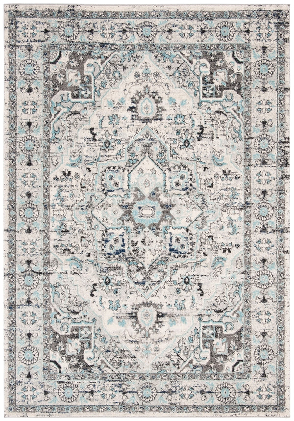 Safavieh Madison 924 Power Loomed Transitional Rug Light Grey / Blue MAD924F-4
