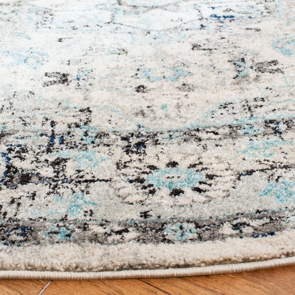 Safavieh Madison 924 Power Loomed Transitional Rug Light Grey / Blue MAD924F-4
