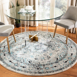 Safavieh Madison 924 Power Loomed Transitional Rug Light Grey / Blue MAD924F-4