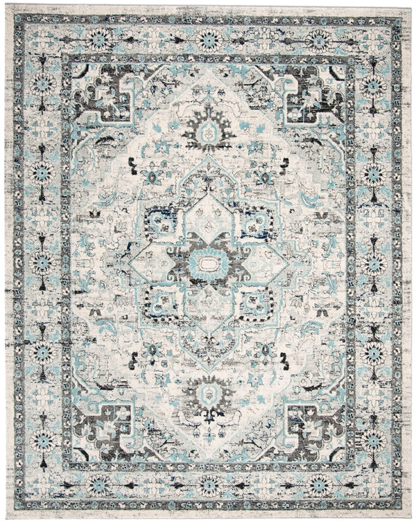 Safavieh Madison 924 Power Loomed Transitional Rug Light Grey / Blue MAD924F-4