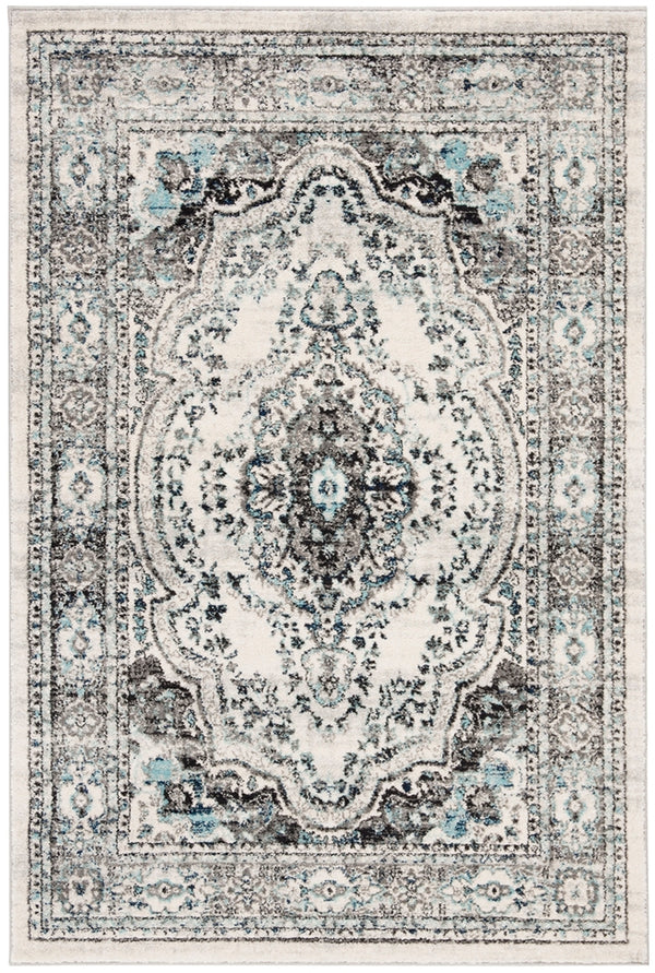 Safavieh Madison 926 Power Loomed Transitional Rug Light Grey / Blue MAD926F-28