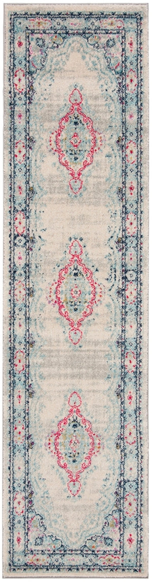 Safavieh Madison 926 Power Loomed Transitional Rug Light Grey / Fuchsia MAD926R-4