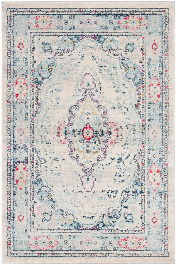 Safavieh Madison 926 Power Loomed Transitional Rug Light Grey / Fuchsia MAD926R-4