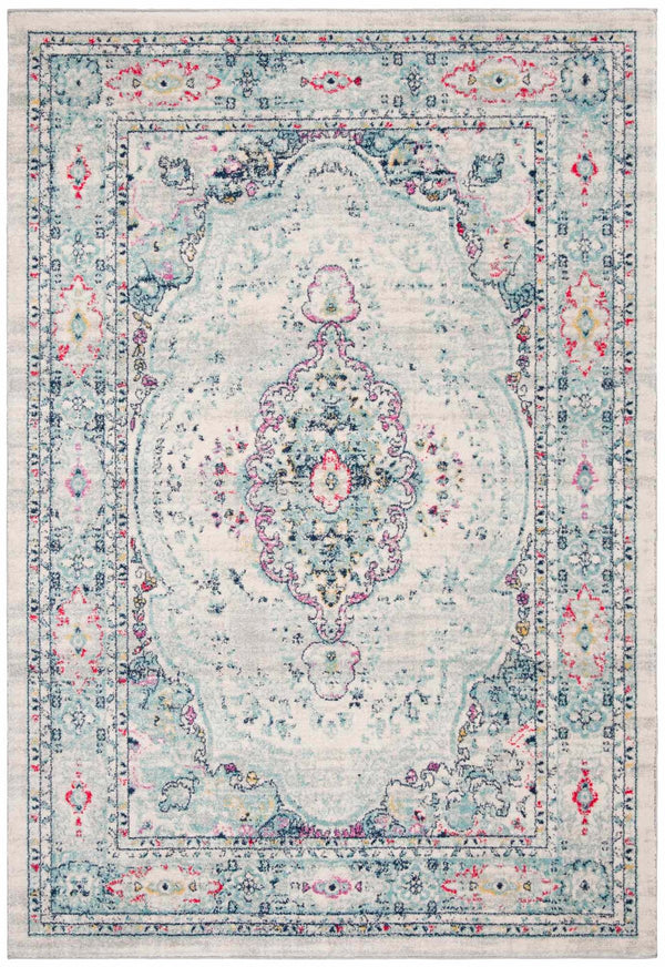 Safavieh Madison 926 Power Loomed Transitional Rug Light Grey / Fuchsia MAD926R-4