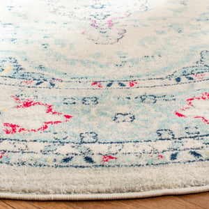 Safavieh Madison 926 Power Loomed Transitional Rug Light Grey / Fuchsia MAD926R-4