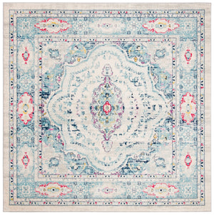 Safavieh Madison 926 Power Loomed Transitional Rug Light Grey / Fuchsia MAD926R-4