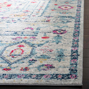 Safavieh Madison 928 Power Loomed Transitional Rug Light Grey / Fuchsia MAD928R-4