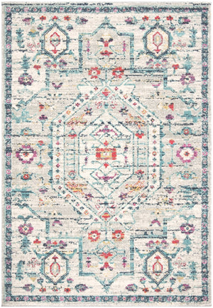 Safavieh Madison 928 Power Loomed Transitional Rug Light Grey / Fuchsia MAD928R-4