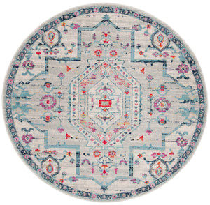 Safavieh Madison 928 Power Loomed Transitional Rug Light Grey / Fuchsia MAD928R-4