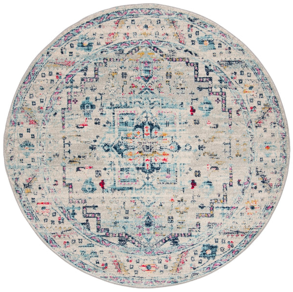 Safavieh Madison 929 Power Loomed Transitional Rug Light Grey / Fuchsia MAD929F-28