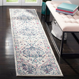 Safavieh Madison 930 Power Loomed Transitional Rug Navy / Fuchsia MAD930N-6