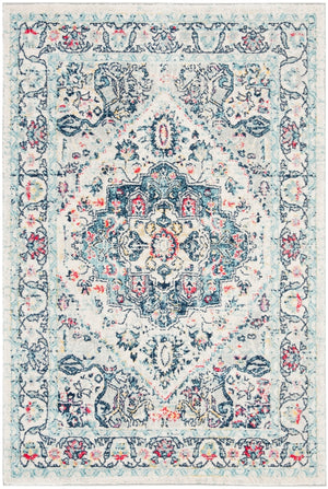 Safavieh Madison 930 Power Loomed Transitional Rug Navy / Fuchsia MAD930N-6