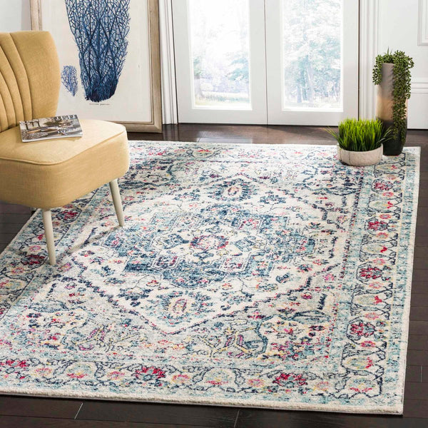 Safavieh Madison 930 Power Loomed Transitional Rug Navy / Fuchsia MAD930N-6
