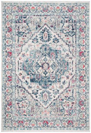 Safavieh Madison 930 Power Loomed Transitional Rug Navy / Fuchsia MAD930N-6