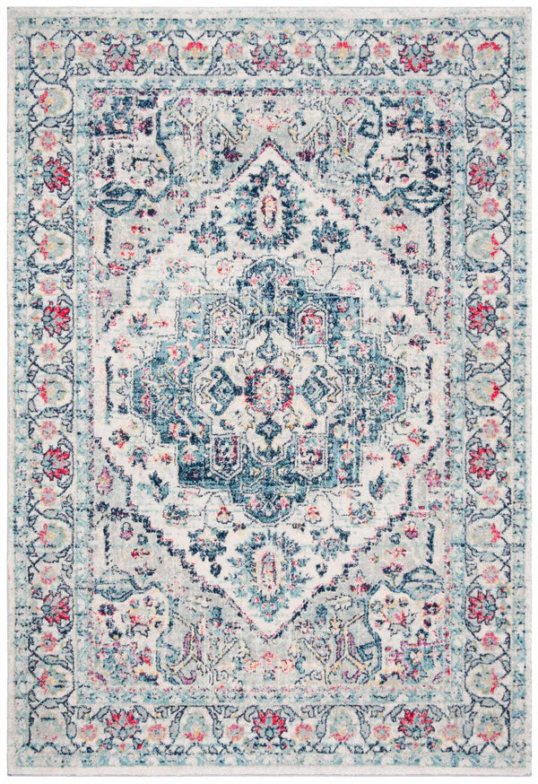 Safavieh Madison 930 Power Loomed Transitional Rug Navy / Fuchsia MAD930N-6