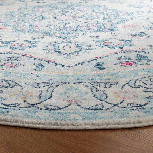 Safavieh Madison 930 Power Loomed Transitional Rug Navy / Fuchsia MAD930N-6