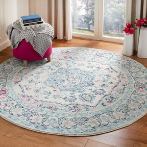 Safavieh Madison 930 Power Loomed Transitional Rug Navy / Fuchsia MAD930N-6