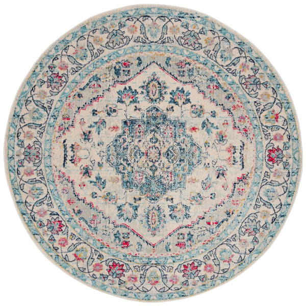 Safavieh Madison 930 Power Loomed Transitional Rug Navy / Fuchsia MAD930N-6