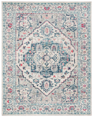 Safavieh Madison 930 Power Loomed Transitional Rug Navy / Fuchsia MAD930N-6