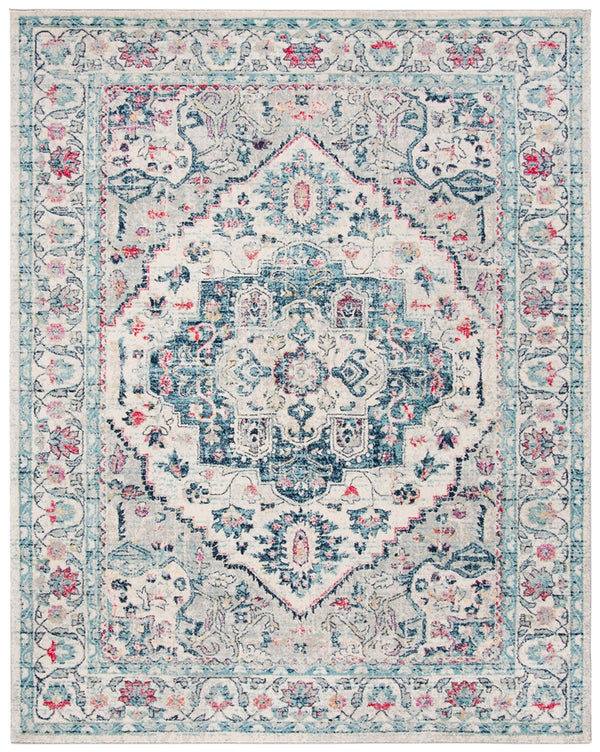 Safavieh Madison 930 Power Loomed Transitional Rug Navy / Fuchsia MAD930N-6