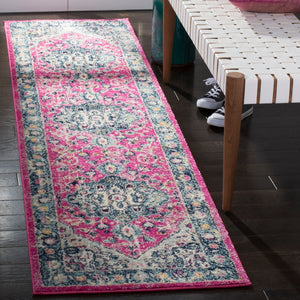 Safavieh Madison 930 Power Loomed Transitional Rug Fuchsia / Aqua MAD930R-7SQ