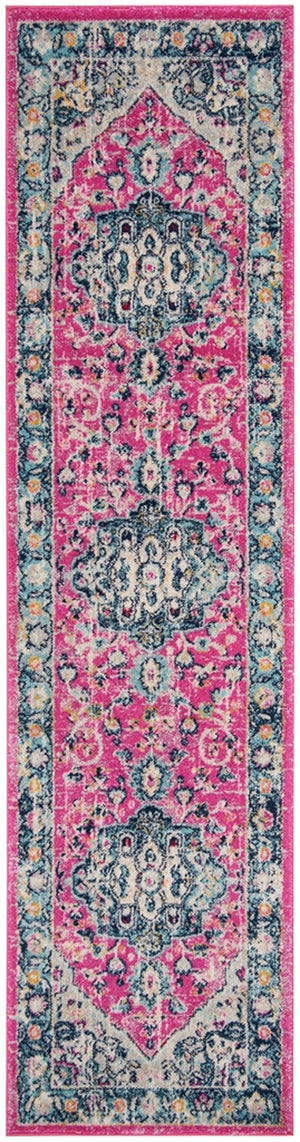 Safavieh Madison 930 Power Loomed Transitional Rug Fuchsia / Aqua MAD930R-7SQ