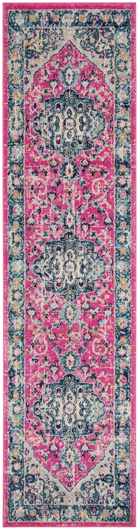 Safavieh Madison 930 Power Loomed Transitional Rug Fuchsia / Aqua MAD930R-7SQ